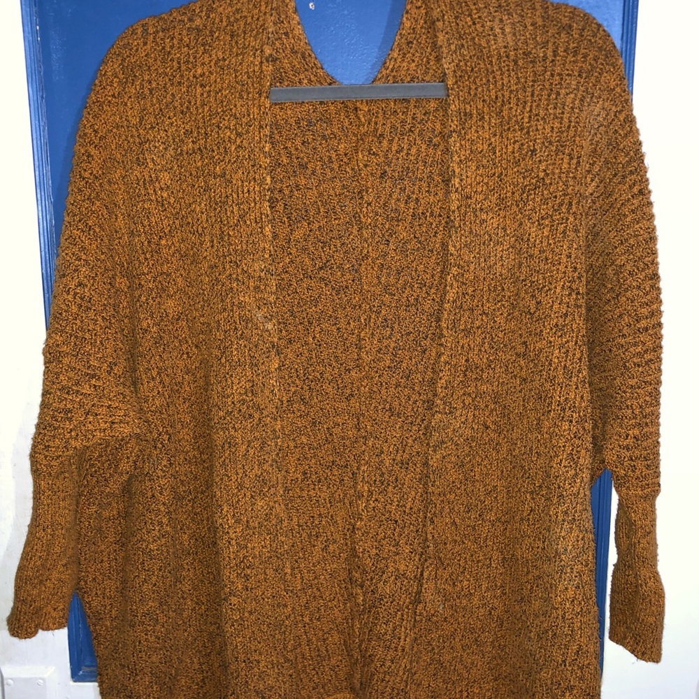 Woman’s Orange Cardigan